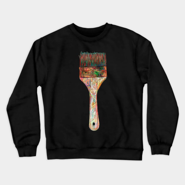 Paintbrush Up Crewneck Sweatshirt by crunchysqueak